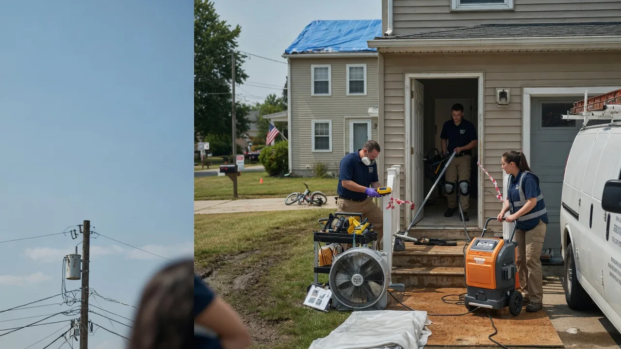 Water Damage Repair in Branchville, IN near me